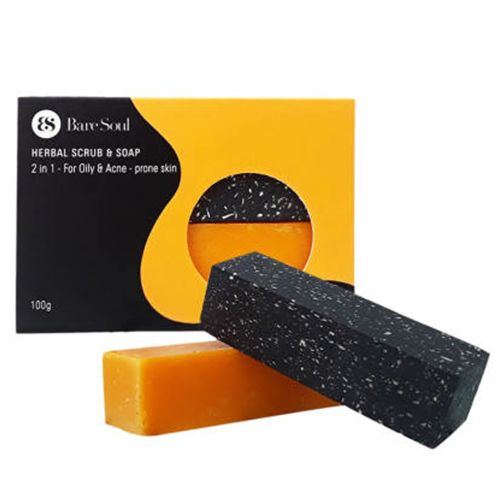 BareSoul Herbal Scrub Soap