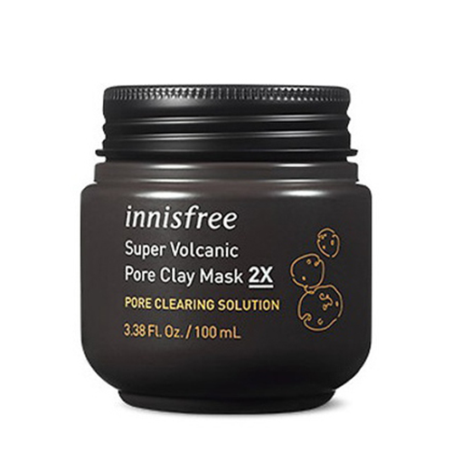 Mat na dat set Innisfree Super volcanic pore clay mask 2X