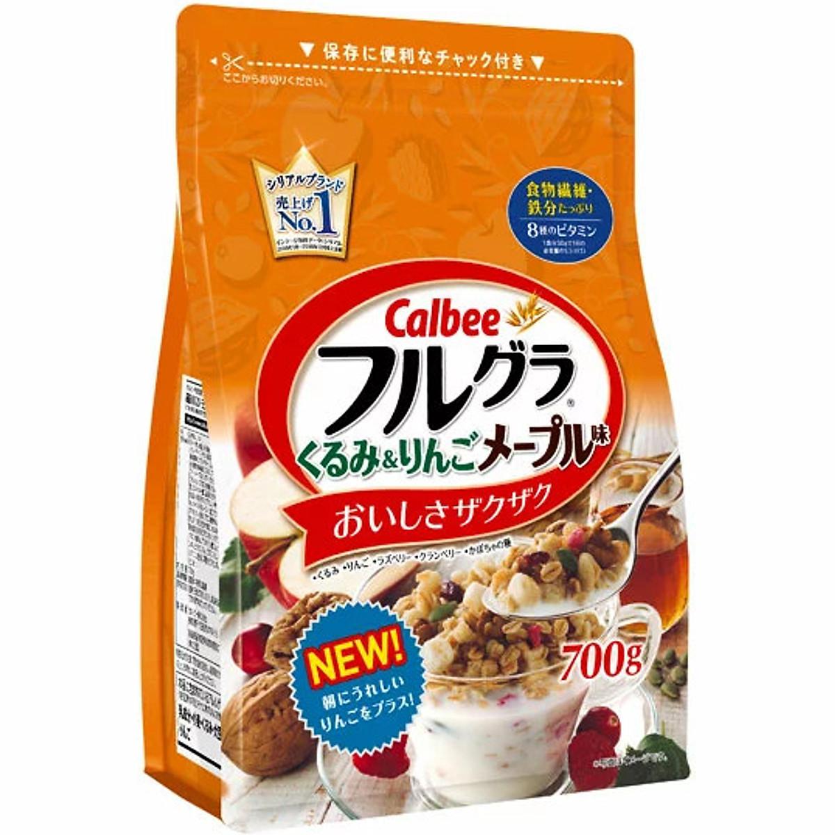 Ngu coc Calbee bao bi cam hat oc cho 700gr