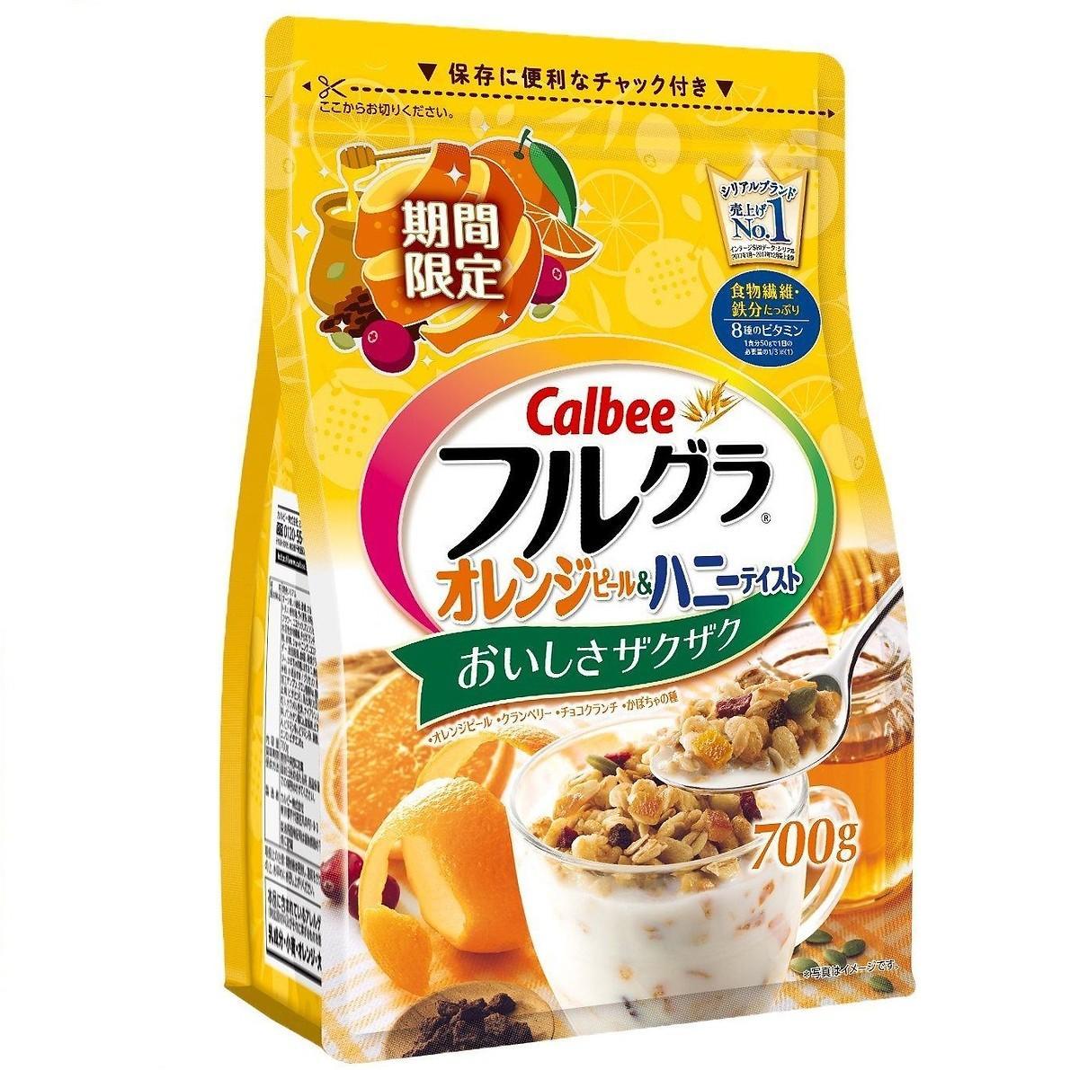 Ngu coc Calbee bao bi mau vang dong 700gr
