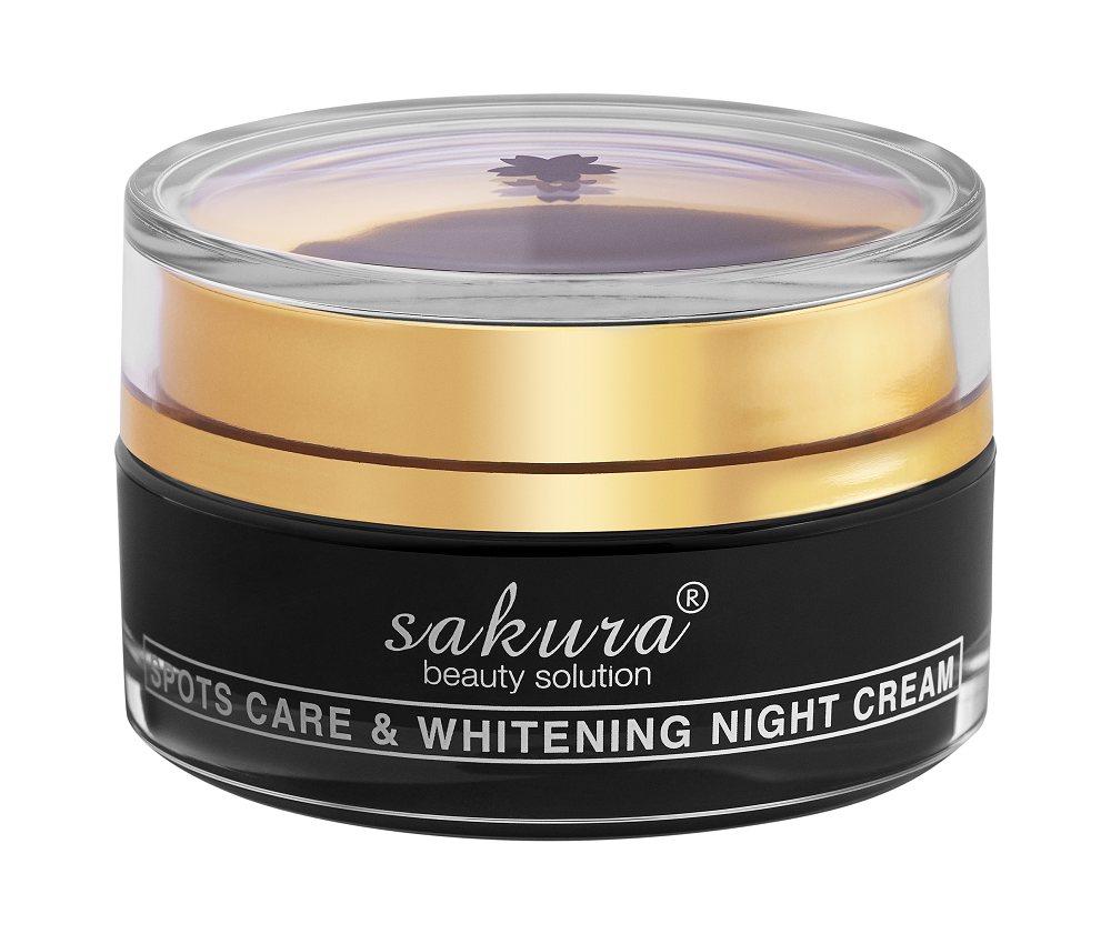 Sakura spots care whitening night cream