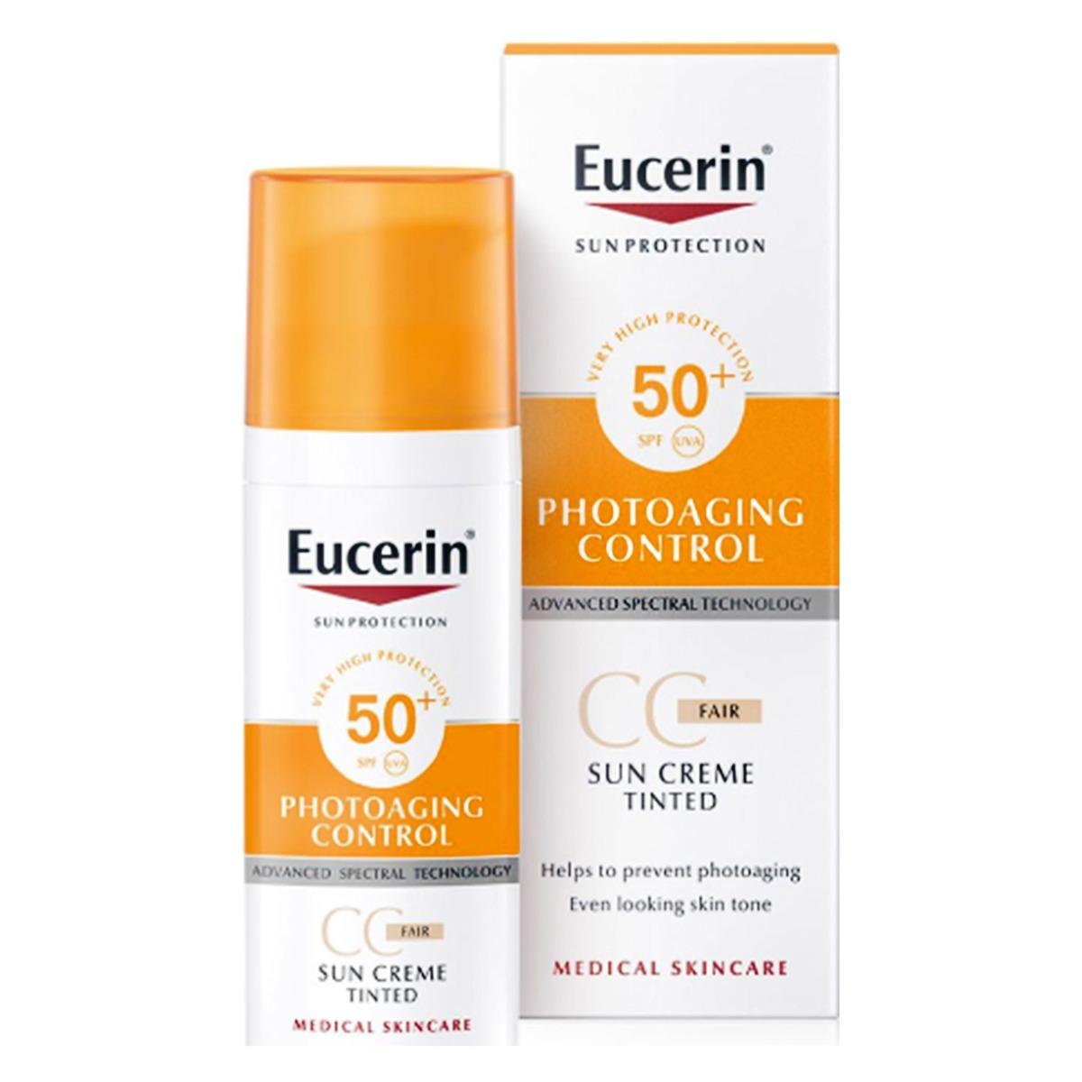 Kem chong nang Eucerin Tinted CC Fair SPF 50