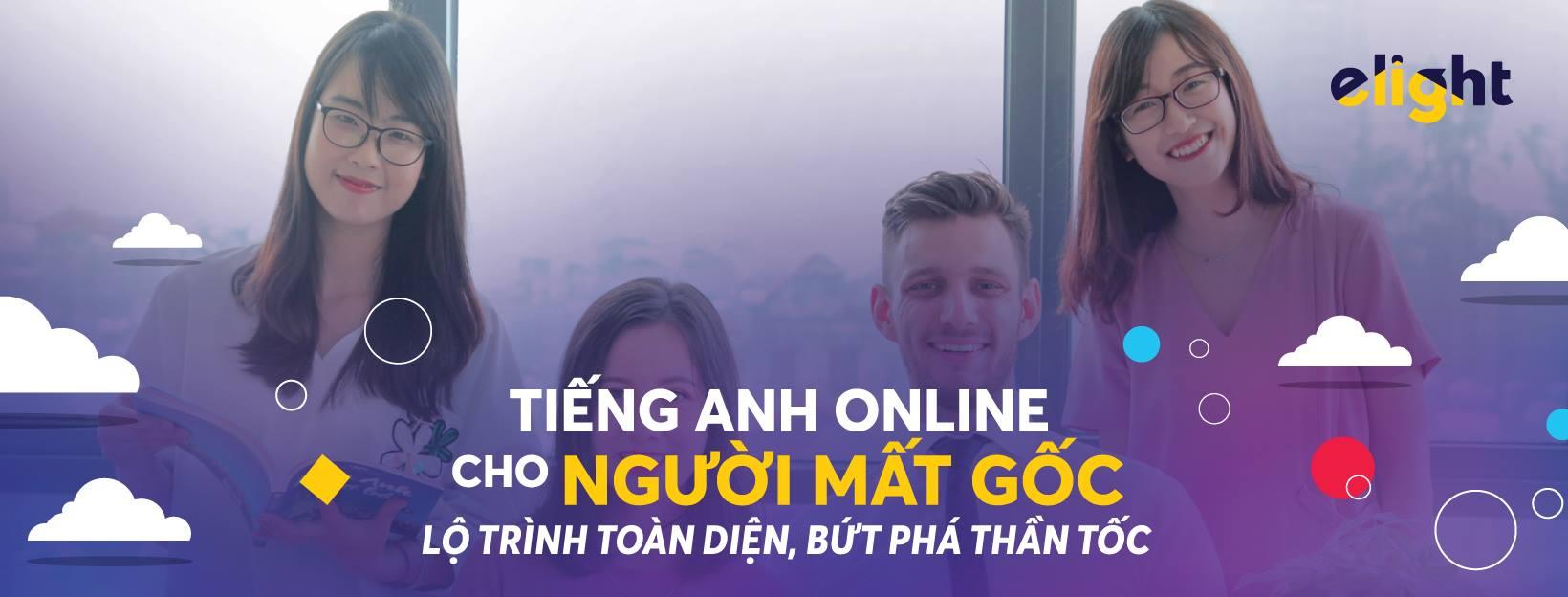 Khoa hoc tieng Anh online cho nguoi moi bat dau cua ELIGHT