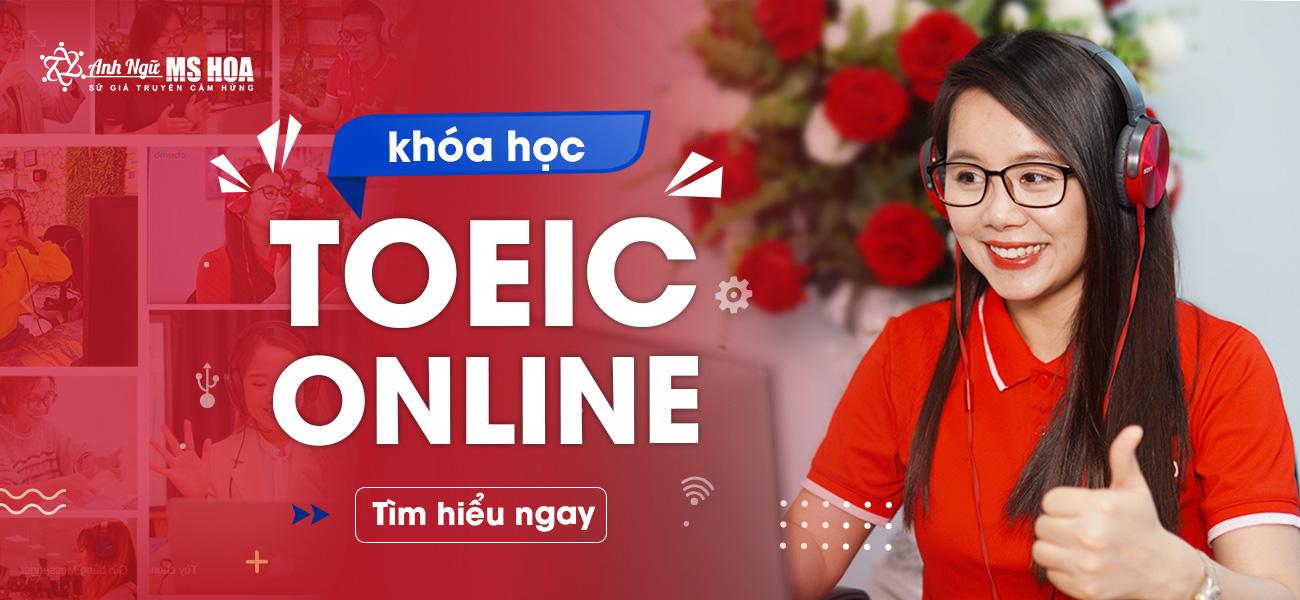 Khoa hoc Toeic online luyen thi cua Ms Hoa