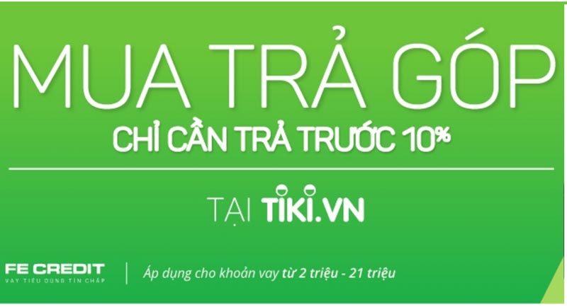 Tiki đã ngừng hỗ trợ khách hàng mua trả góp tiêu dùng