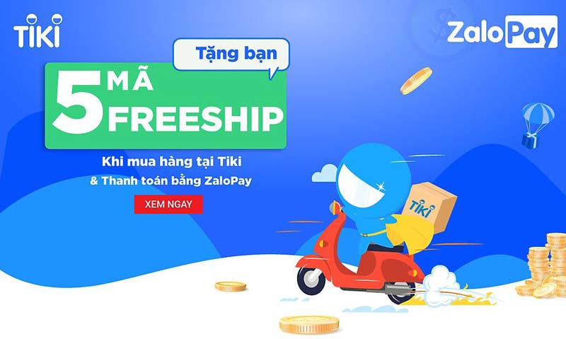 ZaloPay là một trong các đối tác tin cậy của Tiki