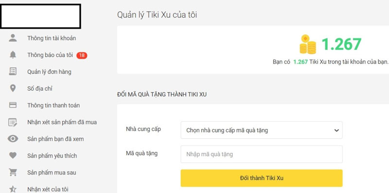 Nhận Tiki xu khi mua sản phẩm