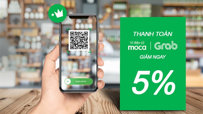 Thanh toán bằng App MOCA để được giảm 5%