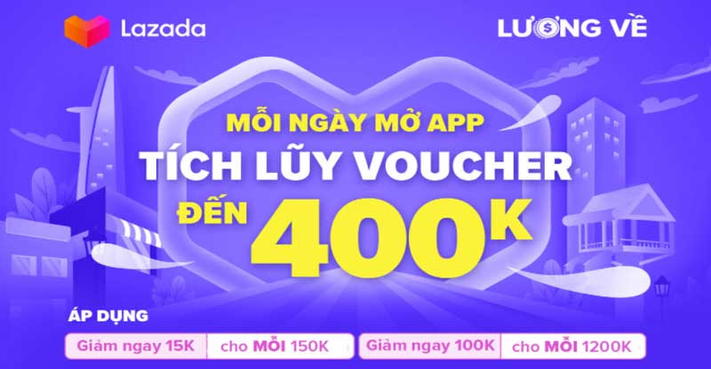 Cách sử dụng voucher tích lũy Lazada