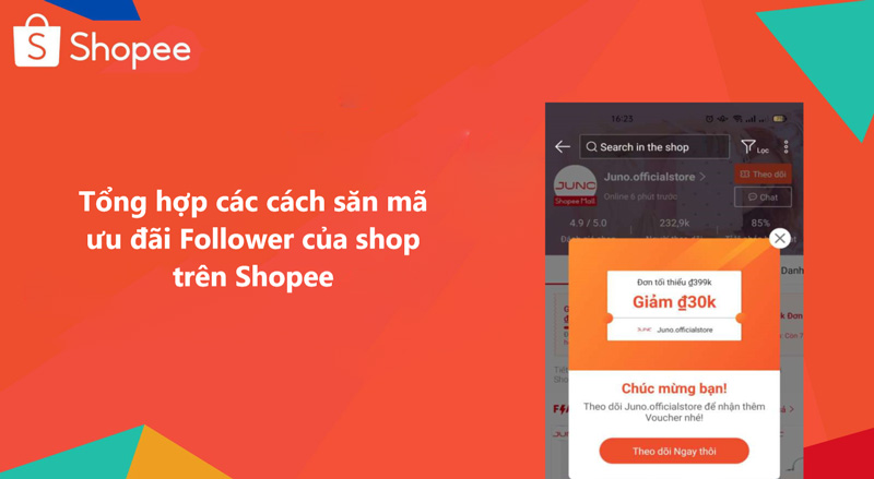 Cách lấy voucher giảm giá của Shop trên Shopee