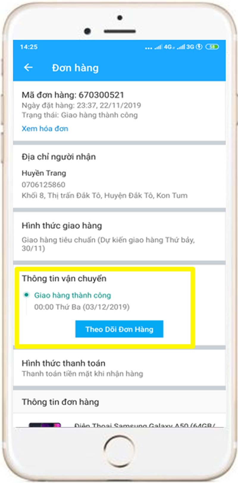 Nếu bạn chỉ đặt một vài đơn đặt hàng, bạn có thể kiểm tra đơn hàng Tiki mà bạn muốn