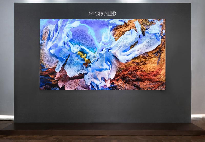 màn hình Micro LED tivi 100 inch của SamSung có giá thành khá cao