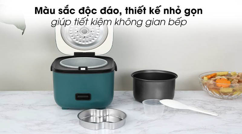 Nồi cơm điện 0.8 lít Mishio 